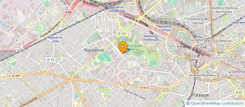 localisation de l'entreprise TOP SNACK  NANTERRE