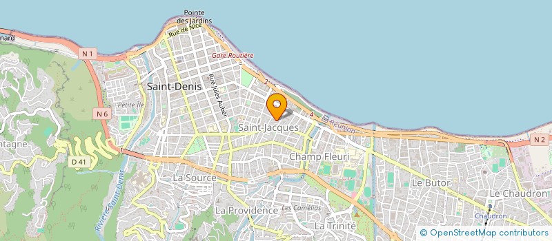 localisation de l'entreprise TOP SODA  SAINT-DENIS