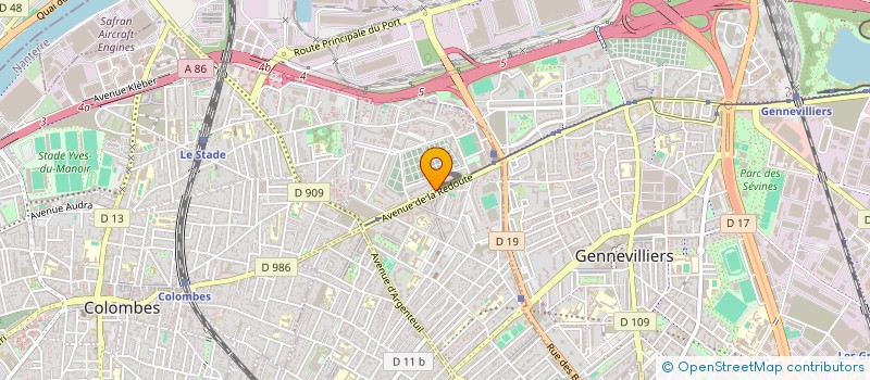 localisation de l'entreprise TOP SPORT JUNIOR à ASNIERES-SUR-SEINE