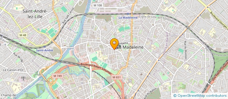 localisation de l'entreprise TOP SPORTS  LA MADELEINE