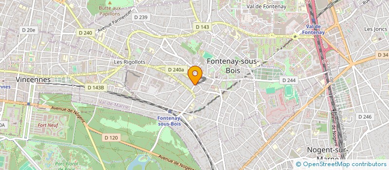 localisation de l'entreprise TOP STANDING à FONTENAY-SOUS-BOIS