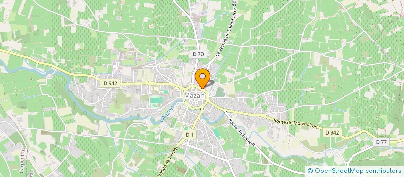 localisation de l'entreprise TOP STYLE COIFFURE  MAZAN