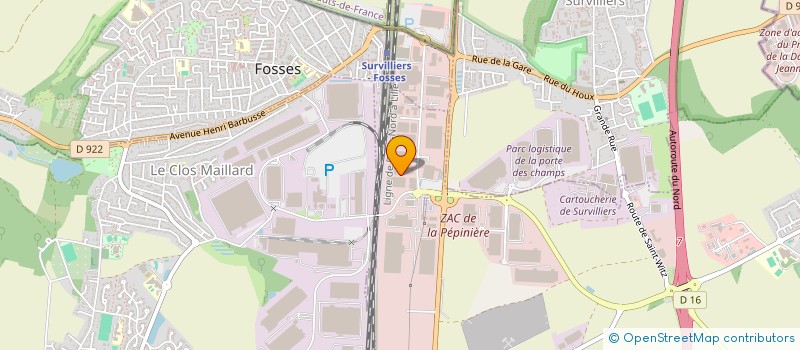 localisation de l'entreprise TOP SYSTEM  SAINT-WITZ