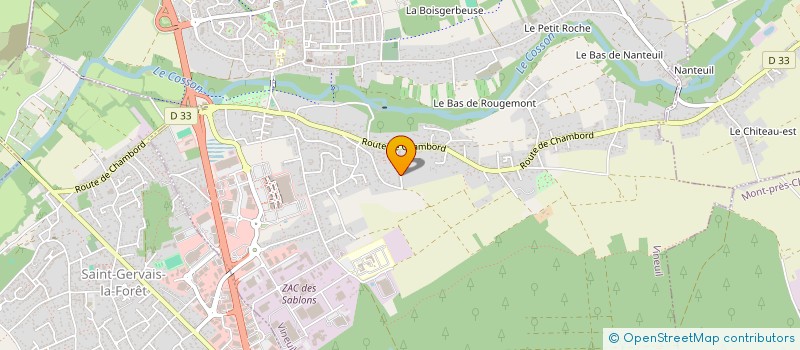 localisation de l'entreprise TOP TEAM ACADEMY  HUISSEAU-SUR-COSSON