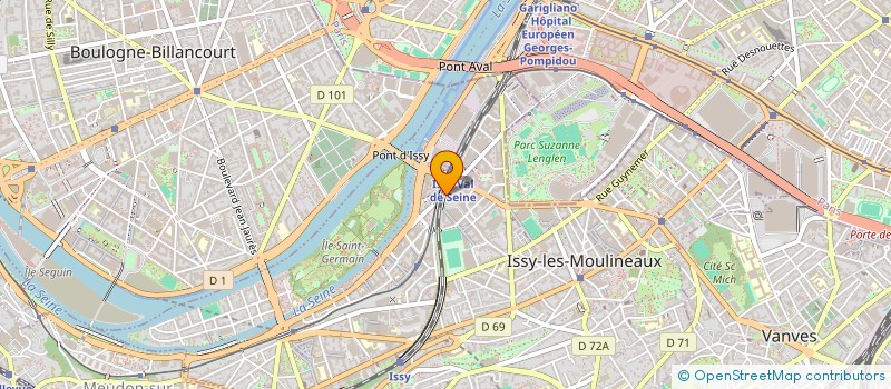 localisation de l'entreprise TOP TECH à ISSY-LES-MOULINEAUX