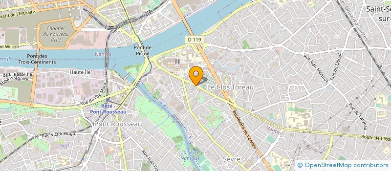 localisation de l'entreprise TOP TOP à NANTES