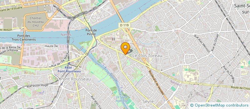 localisation de l'entreprise TOP TOP CERAMIQUE à NANTES