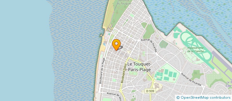 localisation de l'entreprise TOP TOUQUET à LE TOUQUET-PARIS-PLAGE