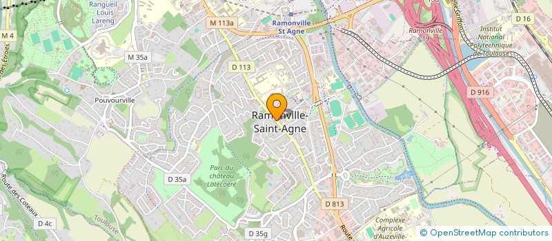 localisation de l'entreprise TOP TOURS VOYAGES à RAMONVILLE-SAINT-AGNE