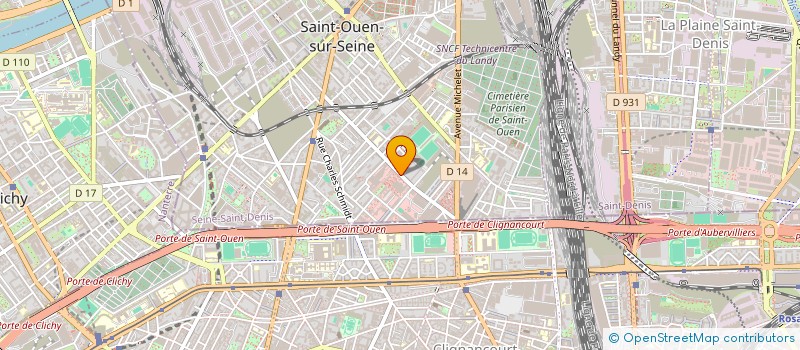 localisation de l'entreprise TOP TRANSPORT TOUTES DISTANCES à SAINT-OUEN-SUR-SEINE