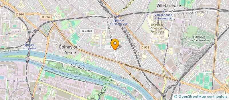 localisation de l'entreprise TOP TRANSPORTS à EPINAY-SUR-SEINE