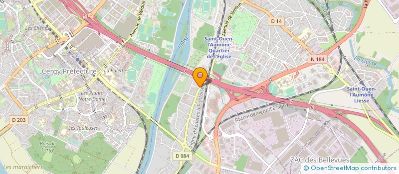 localisation de l'entreprise TOP TRAVO  ERAGNY