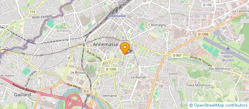 localisation de l'entreprise TOP TRENDS  FRANCE  ANNEMASSE