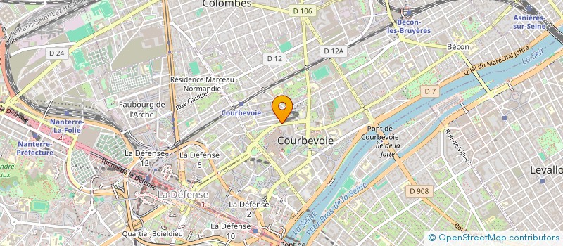 localisation de l'entreprise TOP VENTE à COURBEVOIE