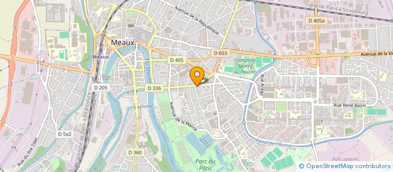 localisation de l'entreprise TOP VIANDES  MEAUX