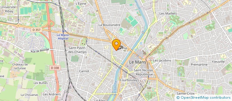 localisation de l'entreprise TOP VISAGE  LE MANS