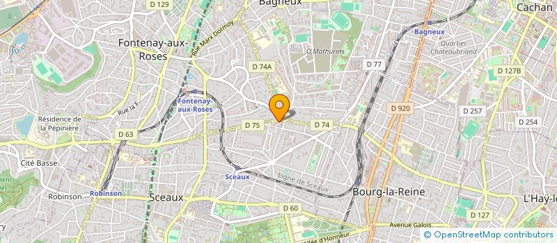 localisation de l'entreprise TOP VISAS FRANCE à SCEAUX