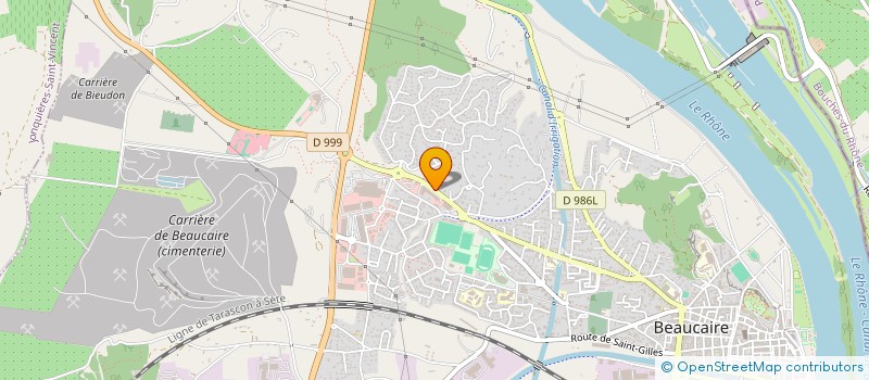 localisation de l'entreprise TOP VOYAGES  BEAUCAIRE