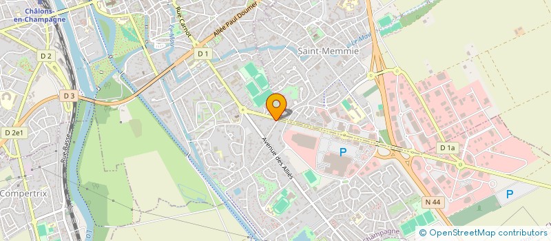 localisation de l'entreprise TOP-WASH  CHALONS-EN-CHAMPAGNE