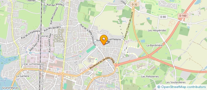 localisation de l'entreprise TOP WAVE à LES SABLES D'OLONNE