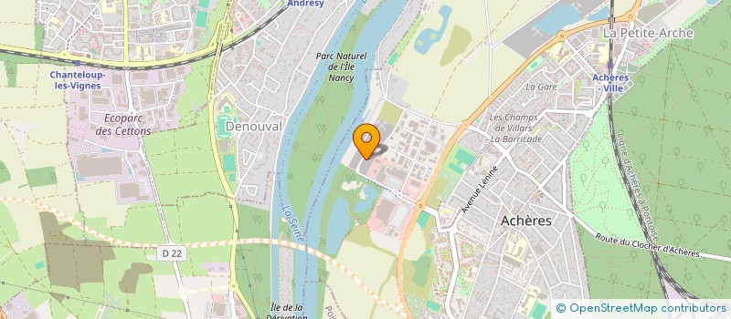 localisation de l'entreprise TOP2LAWIN  ACHERES