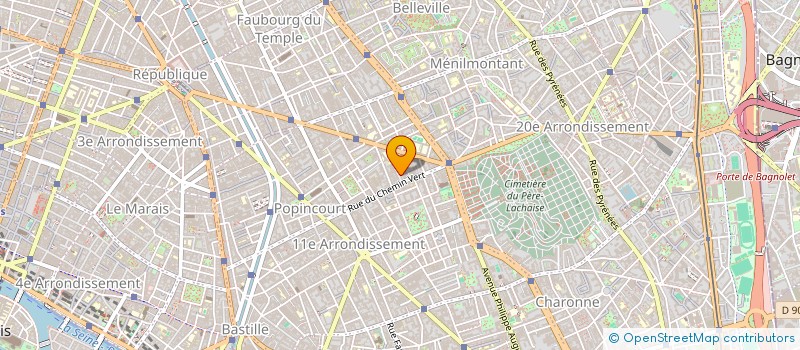 localisation de l'entreprise TOPAG S A R L  PARIS