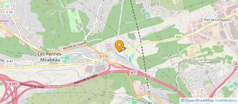 localisation de l'entreprise TOPALI à LES PENNES-MIRABEAU