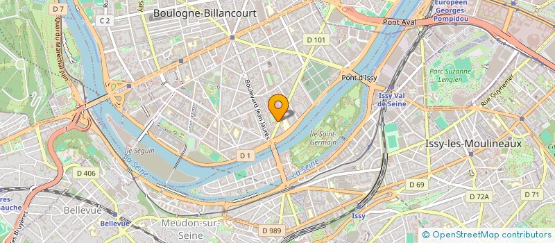 localisation de l'entreprise TOPALIAN ASSOCIES  BOULOGNE-BILLANCOURT