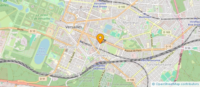 localisation de l'entreprise TOPART L'ASSOC CULTURELLE FRANCE POLOGNE à VERSAILLES