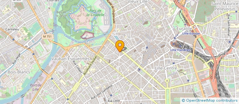 localisation de l'entreprise TOPAS à LILLE