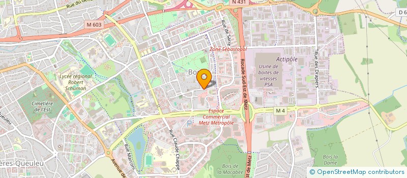 localisation de l'entreprise TOPASLAN  METZ