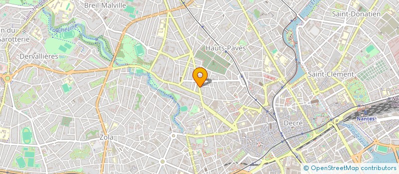localisation de l'entreprise TOPAZ à NANTES