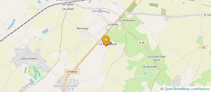 localisation de l'entreprise TOPAZ  SAINTE-GEMME