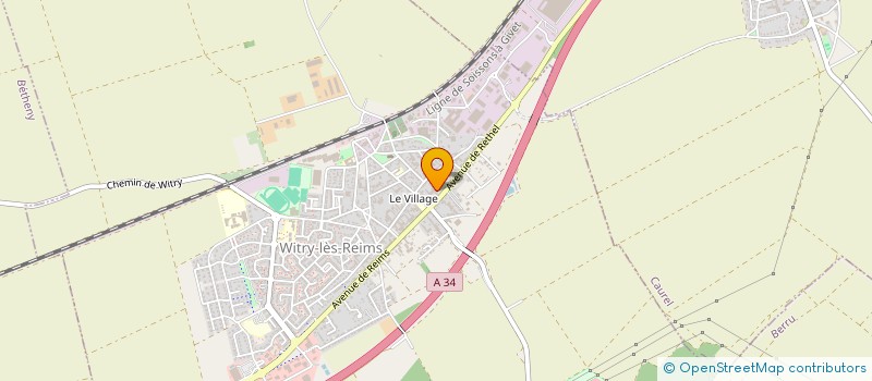 localisation de l'entreprise TOPAZ  WITRY-LES-REIMS