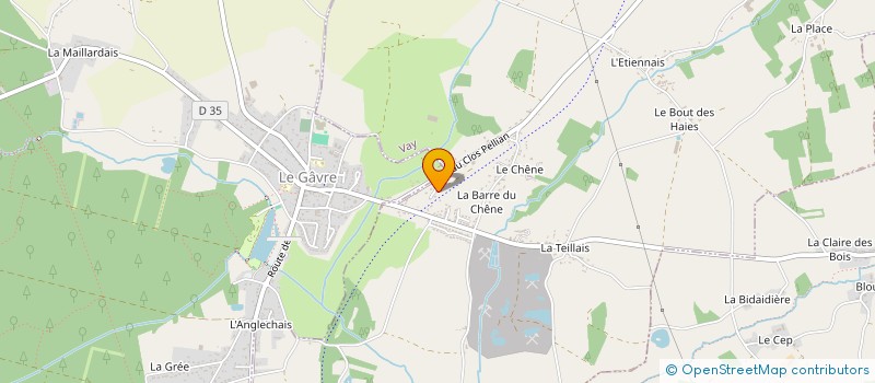 localisation de l'entreprise TOPAZ  VAY