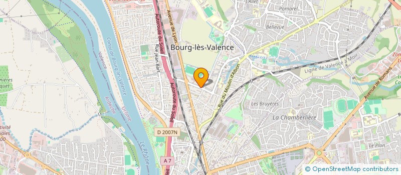 localisation de l'entreprise TOPAZA-PELLA à BOURG-LES-VALENCE