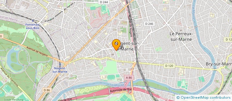localisation de l'entreprise TOPAZE à NOGENT-SUR-MARNE