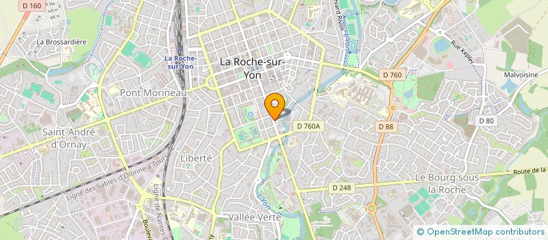 localisation de l'entreprise TOPAZE à LA ROCHE-SUR-YON