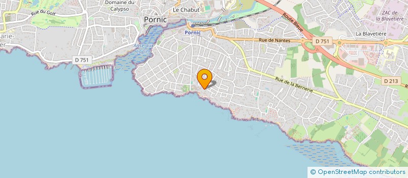 localisation de l'entreprise TOPAZE  PORNIC