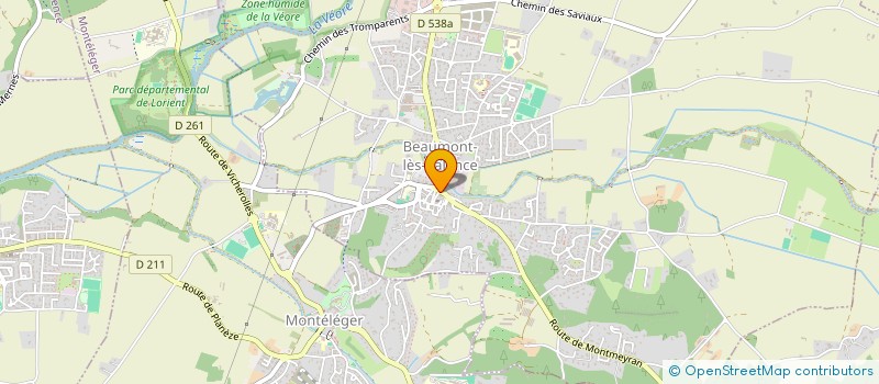 localisation de l'entreprise TOPAZE à BEAUMONT-LES-VALENCE