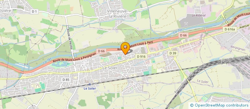 localisation de l'entreprise TOPAZE  LE SOLER