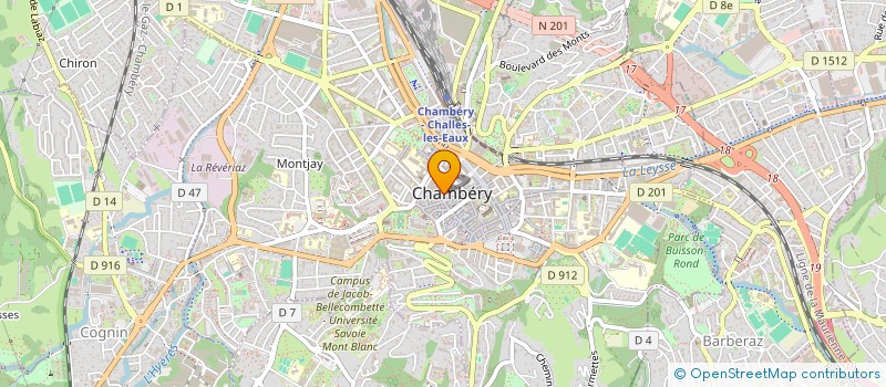 localisation de l'entreprise TOPAZE  CHAMBERY