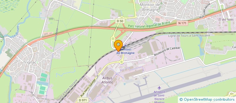 localisation de l'entreprise TOPAZE  MONTOIR-DE-BRETAGNE