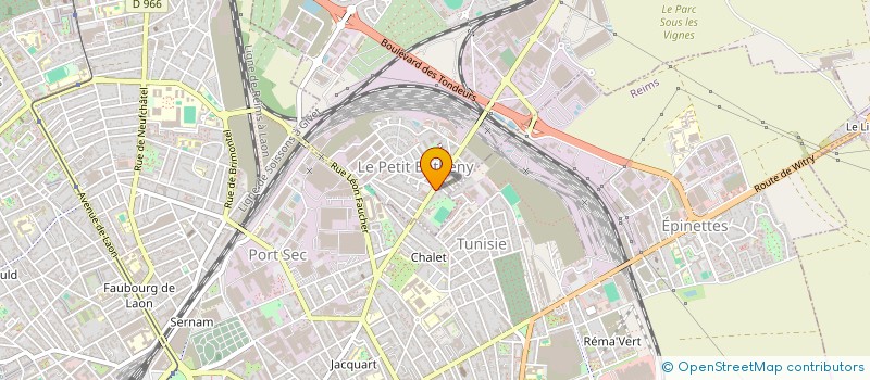 localisation de l'entreprise TOPAZE à BETHENY