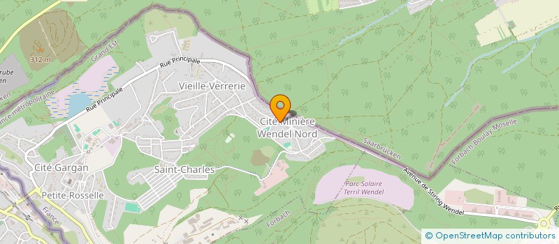 localisation de l'entreprise TOPAZE  PETITE-ROSSELLE