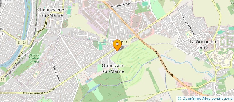 localisation de l'entreprise TOPAZE  ORMESSON-SUR-MARNE