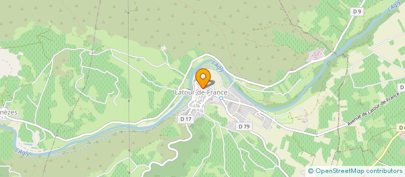 localisation de l'entreprise TOPAZE  LATOUR-DE-FRANCE