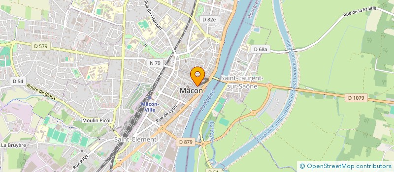 localisation de l'entreprise TOPAZE à MACON