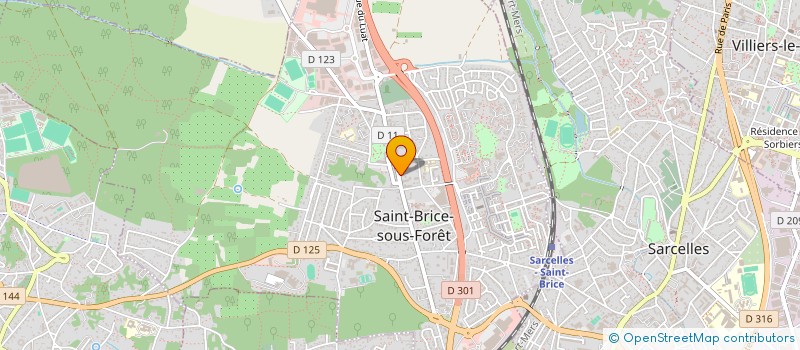 localisation de l'entreprise TOPAZE  SAINT-BRICE-SOUS-FORET