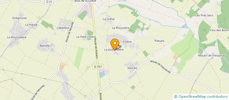 localisation de l'entreprise TOPAZE à SAINT-MARTIN-LA-PALLU